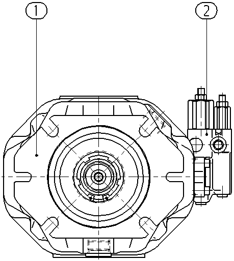 AH A10V O110 DFR1/31R-VSD62K07 -SO413 — Drawing