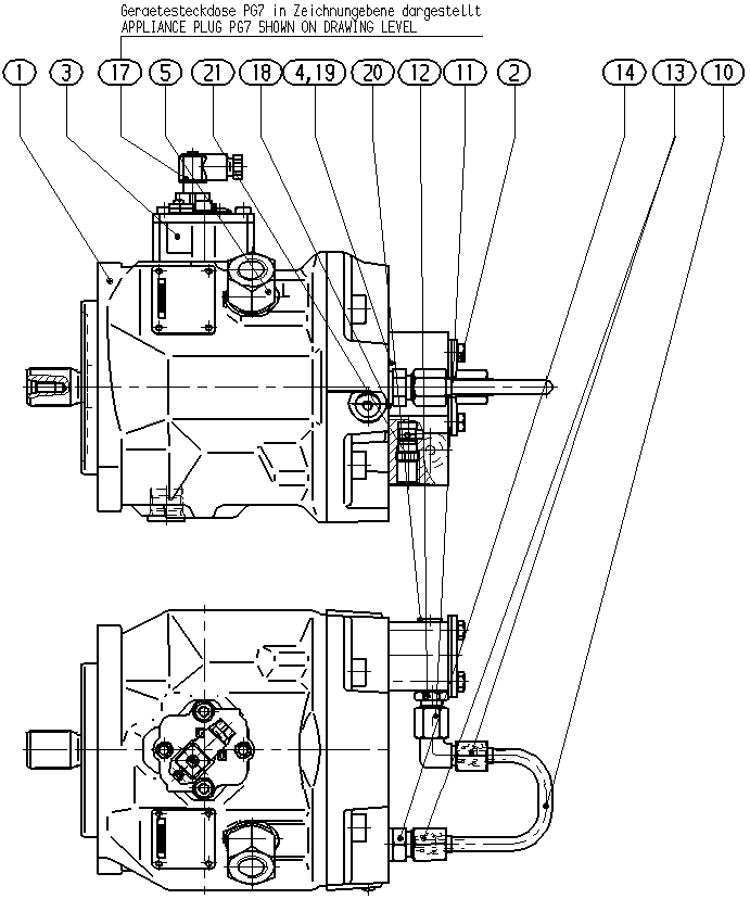A A10VSO 28DSE/31L-VSC11N00 — Drawing