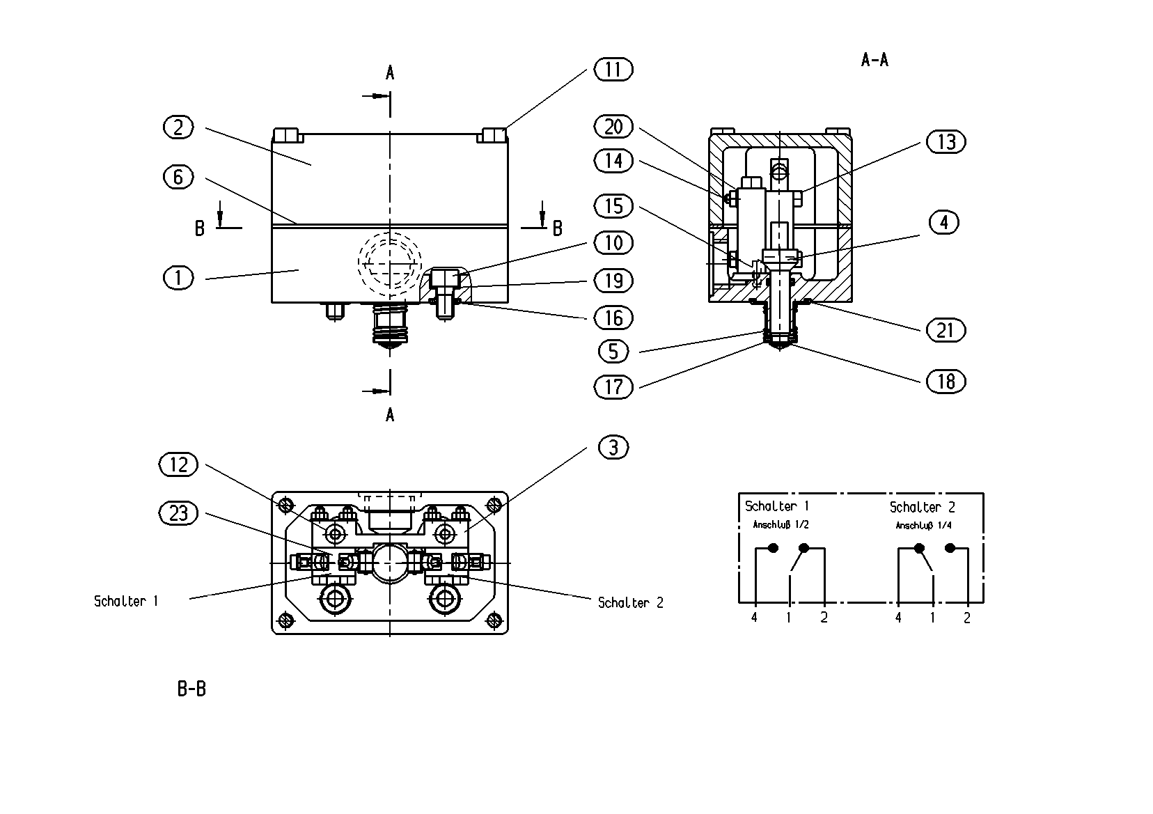 SWITCH ASSEMBLY — Drawing