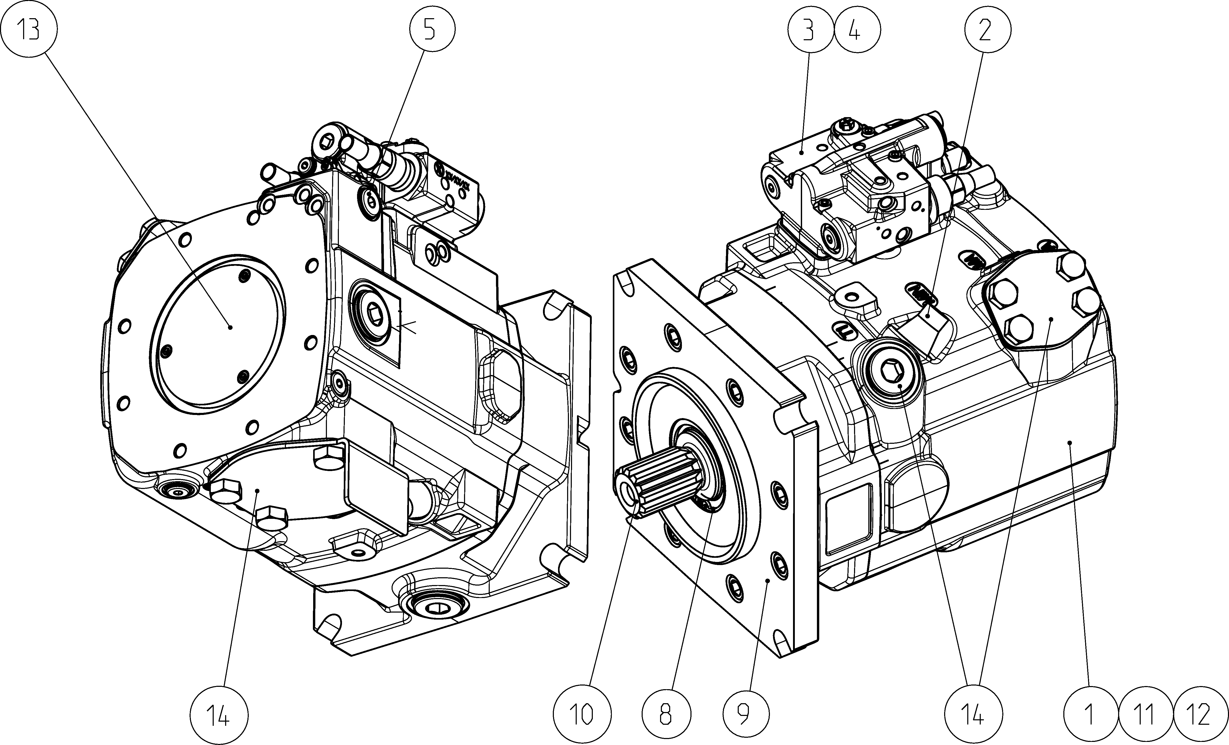 LA11VO175DRS0A00/40MRVE4T11EU0000-S — Drawing