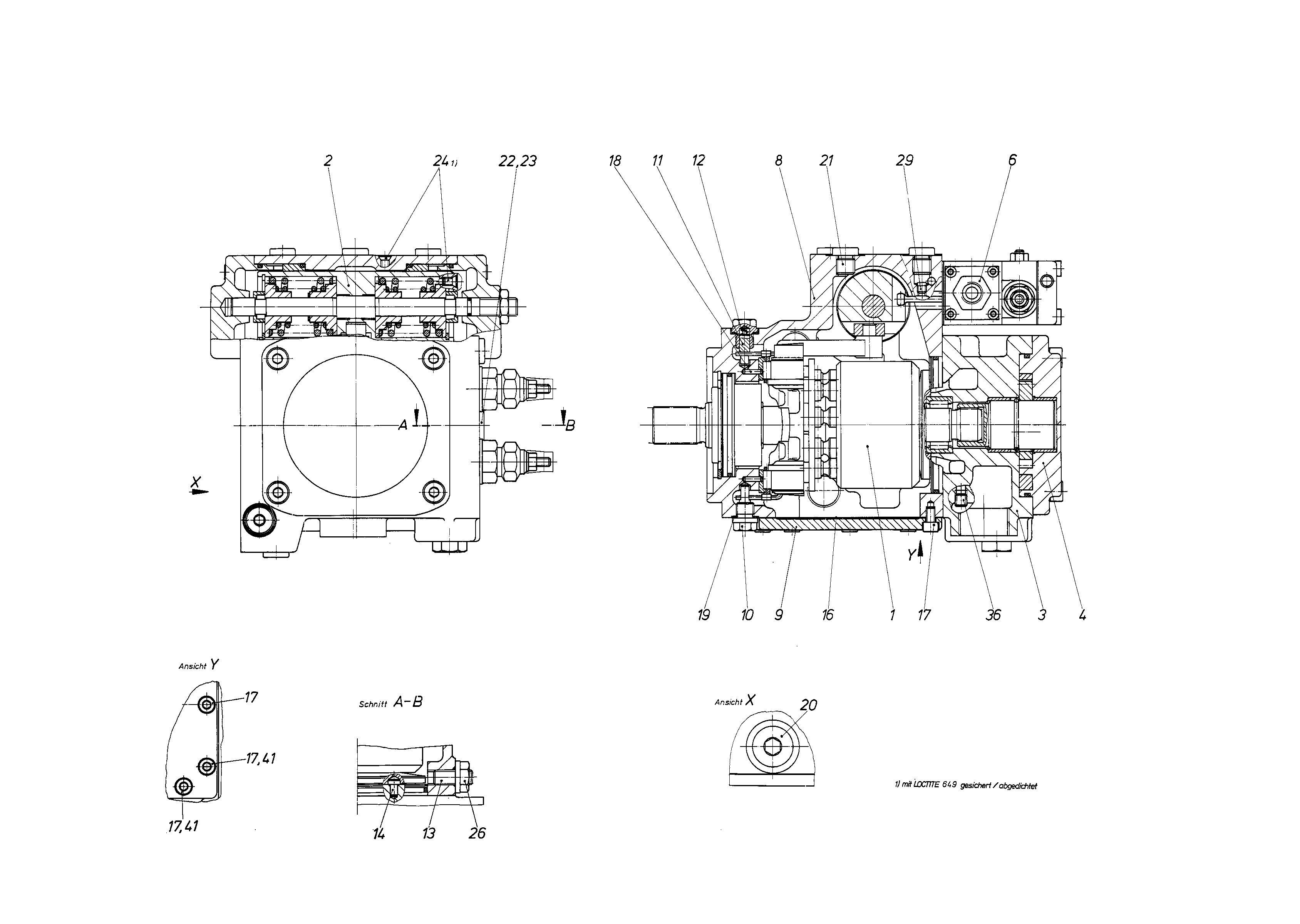 A4VG28HD1/30R-PZC10F002S — Drawing