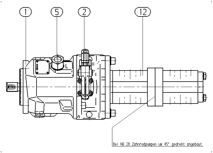 A A10V O 28 DR /31R-PSC12L32 -SO381 — Drawing