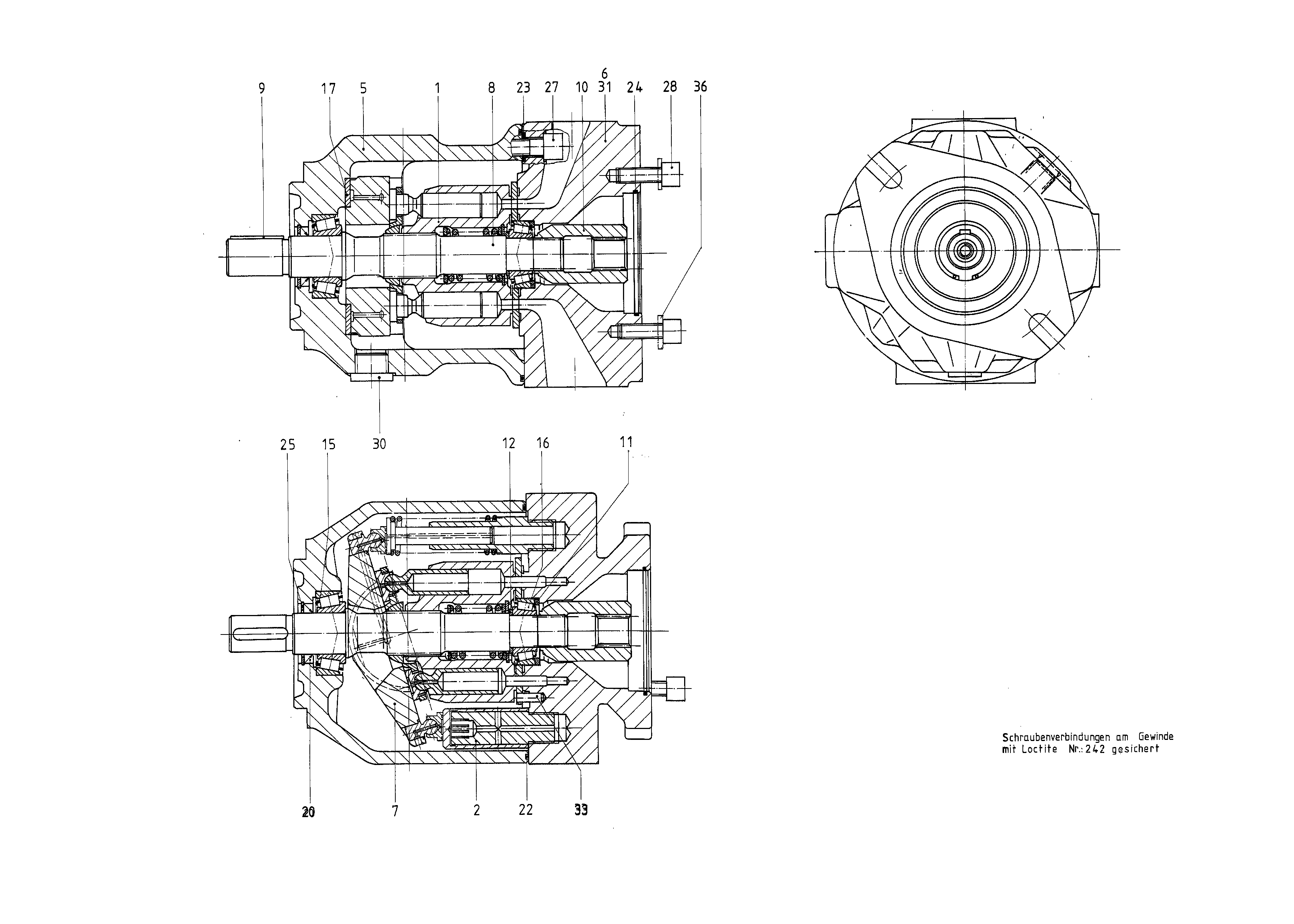 G A10VSO 45 OV /31R-PSA12KB4 — Drawing