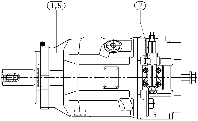 AP A10V O100 DFR1/31R-VSD12K24 -S2285 — Drawing