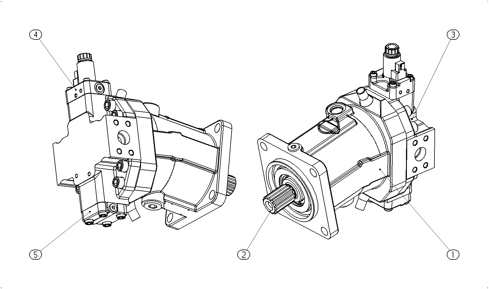 A6VM150EZ500P001G/71AWV0D4T1200-Y — Drawing