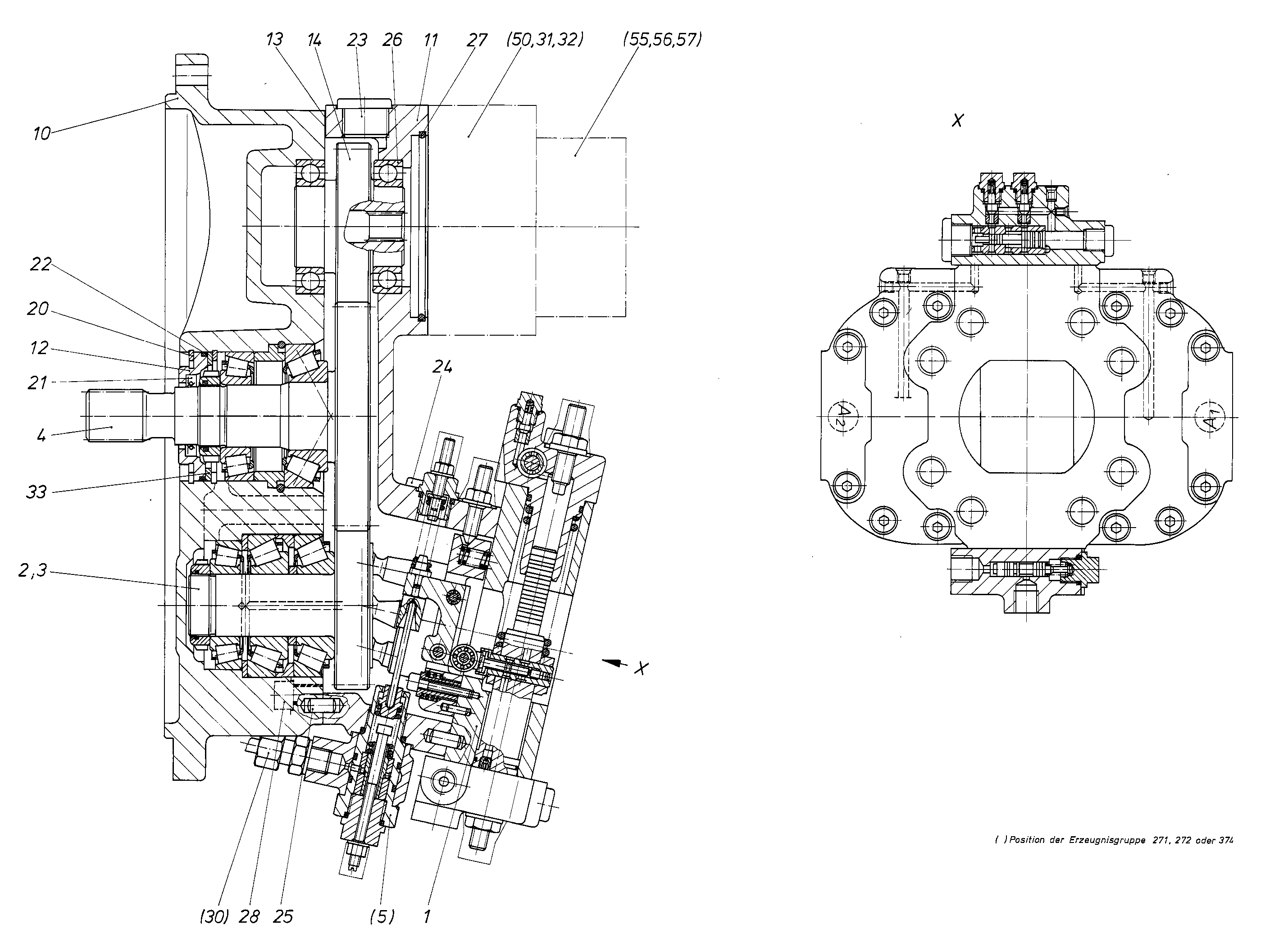 A8VO28SR3Z/60R3+A10VO28DFLR/31L — Drawing