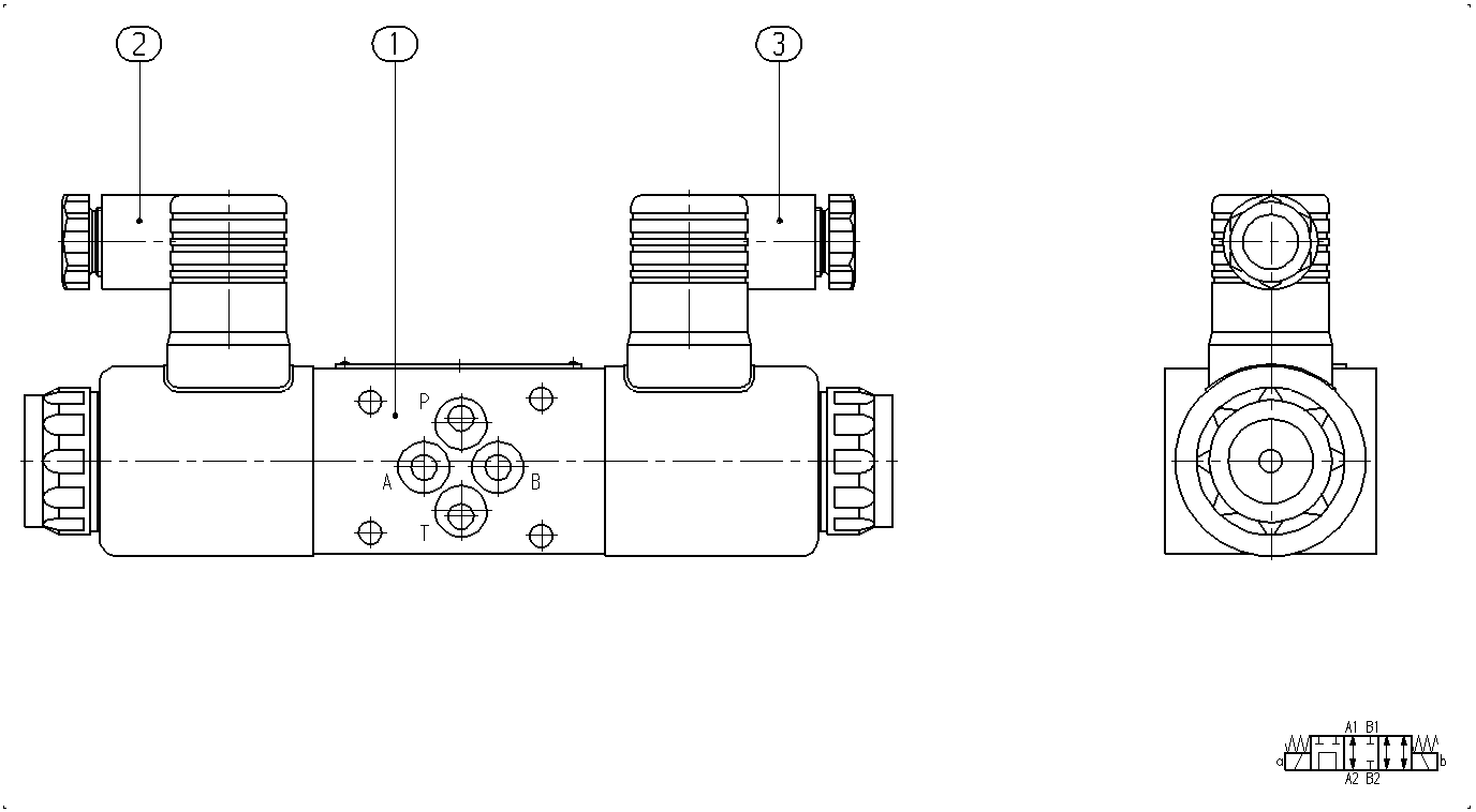 DIRECTIONAL SPOOL VALVE — Drawing