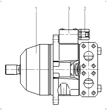 AAA10VE45HZ/50W1-PSF60N000-SO414 — Drawing