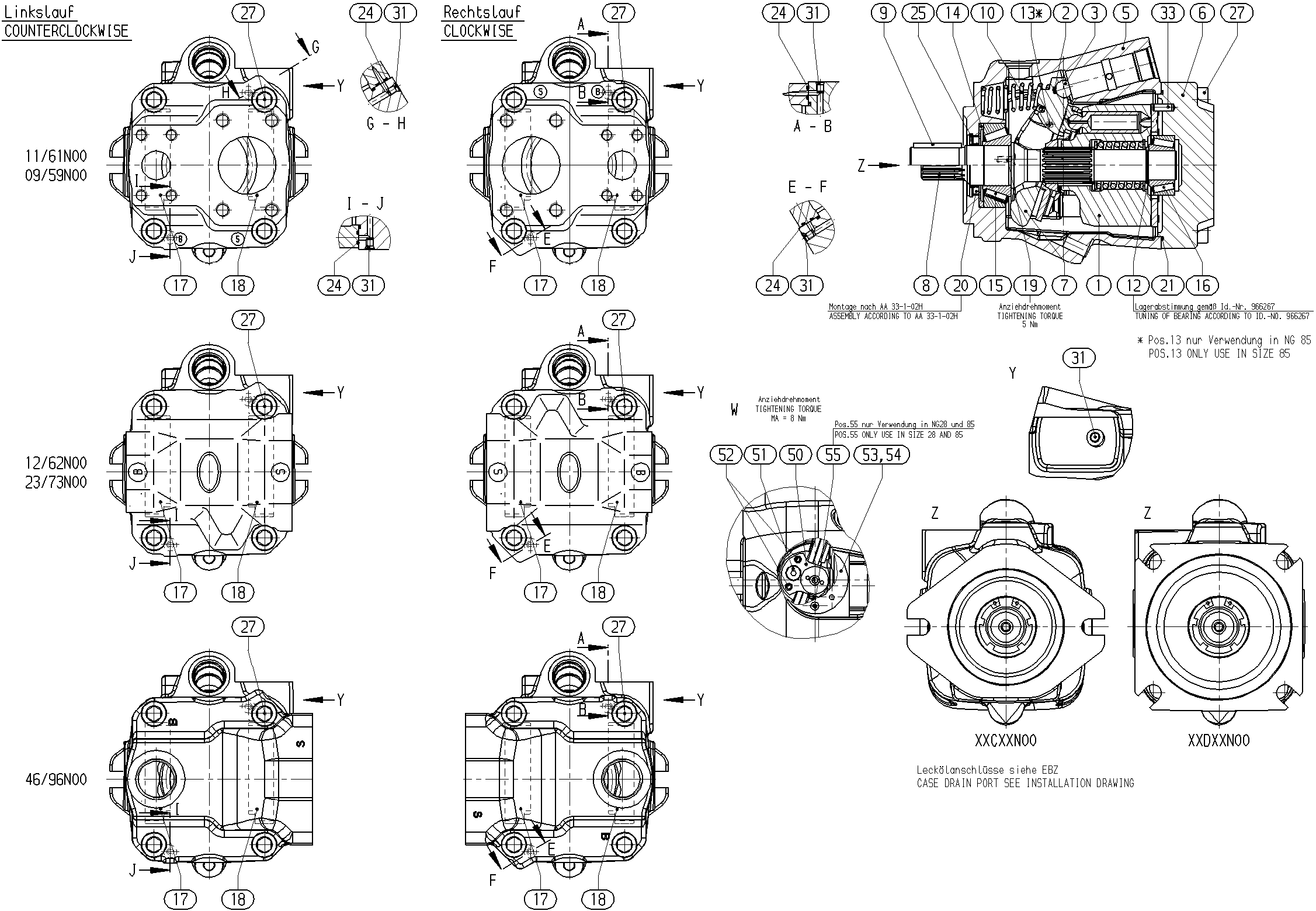 G A10V O 28 DR /53L-VSC12N00 -S2404 — Drawing