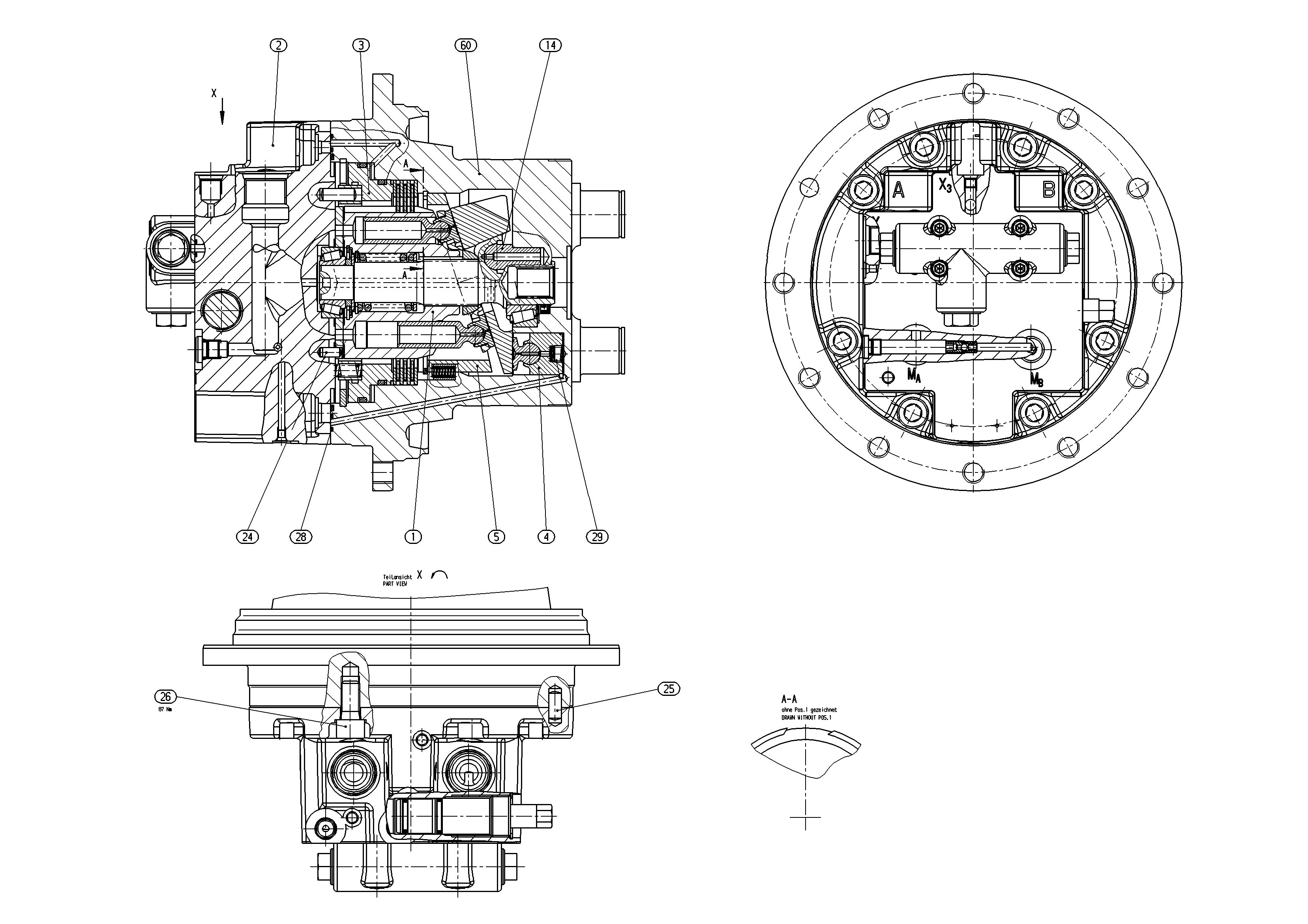 A10VT45HZ/10W300-NN16B047 — Drawing