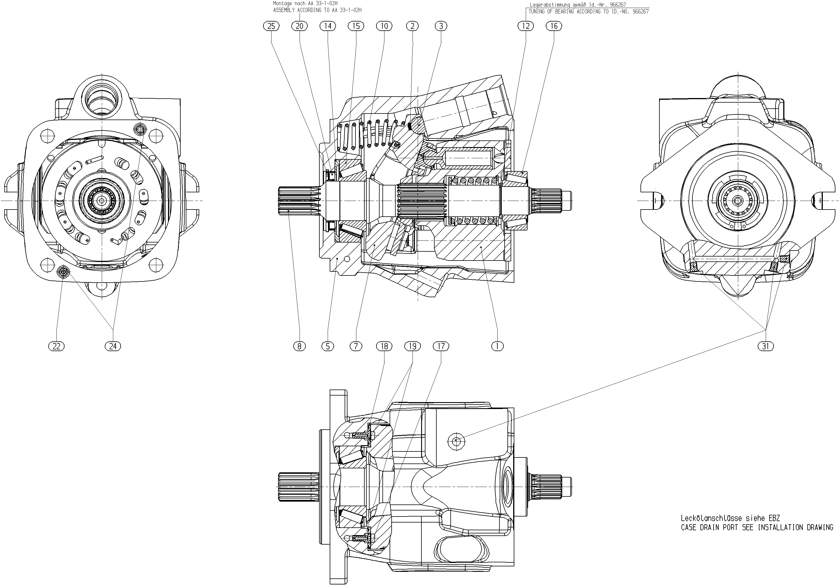 G A10VNO 85 DR /53R-VWC07H005G-S1882 — Drawing