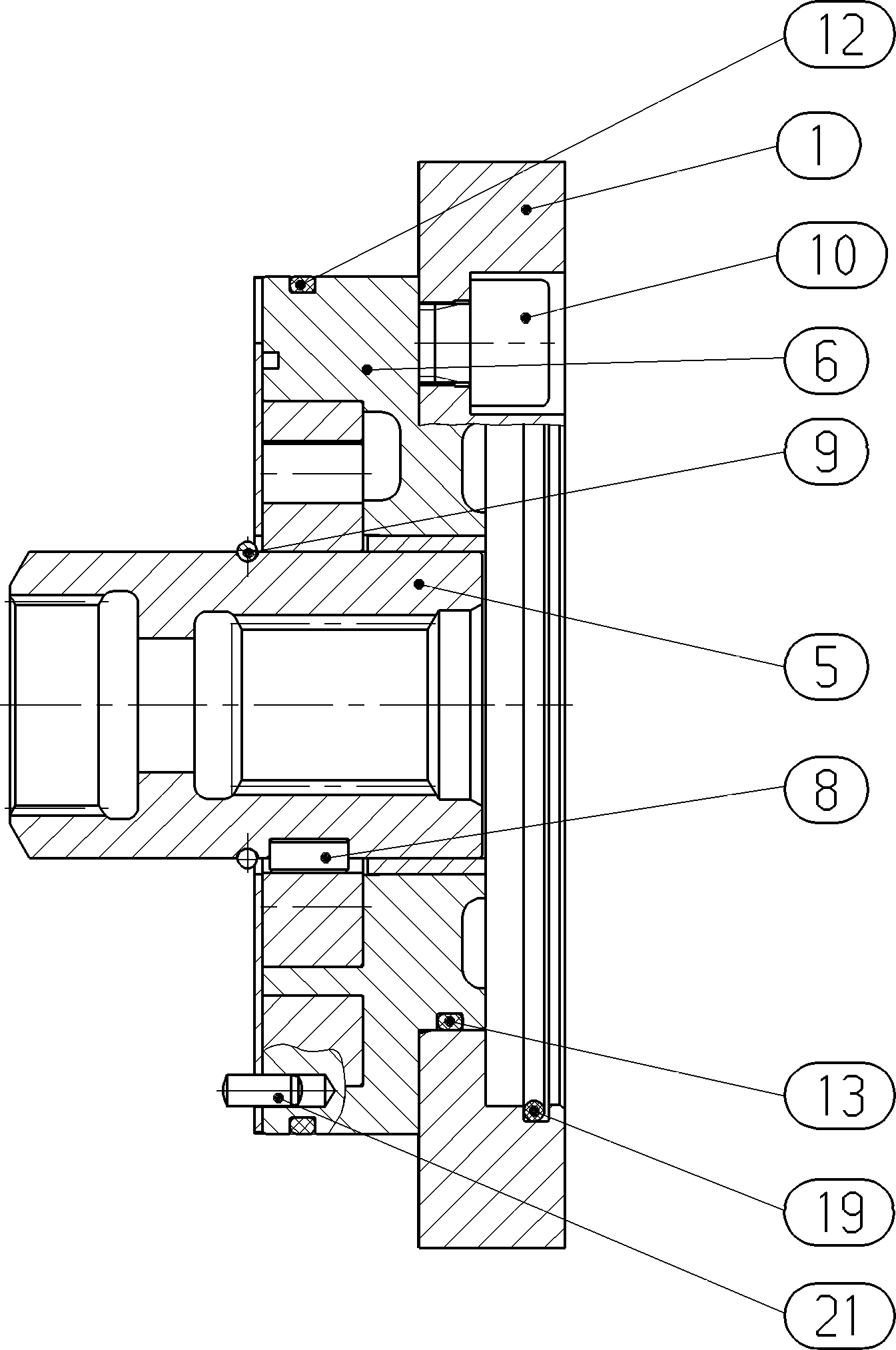 INTERNAL GEAR PUMP — Drawing