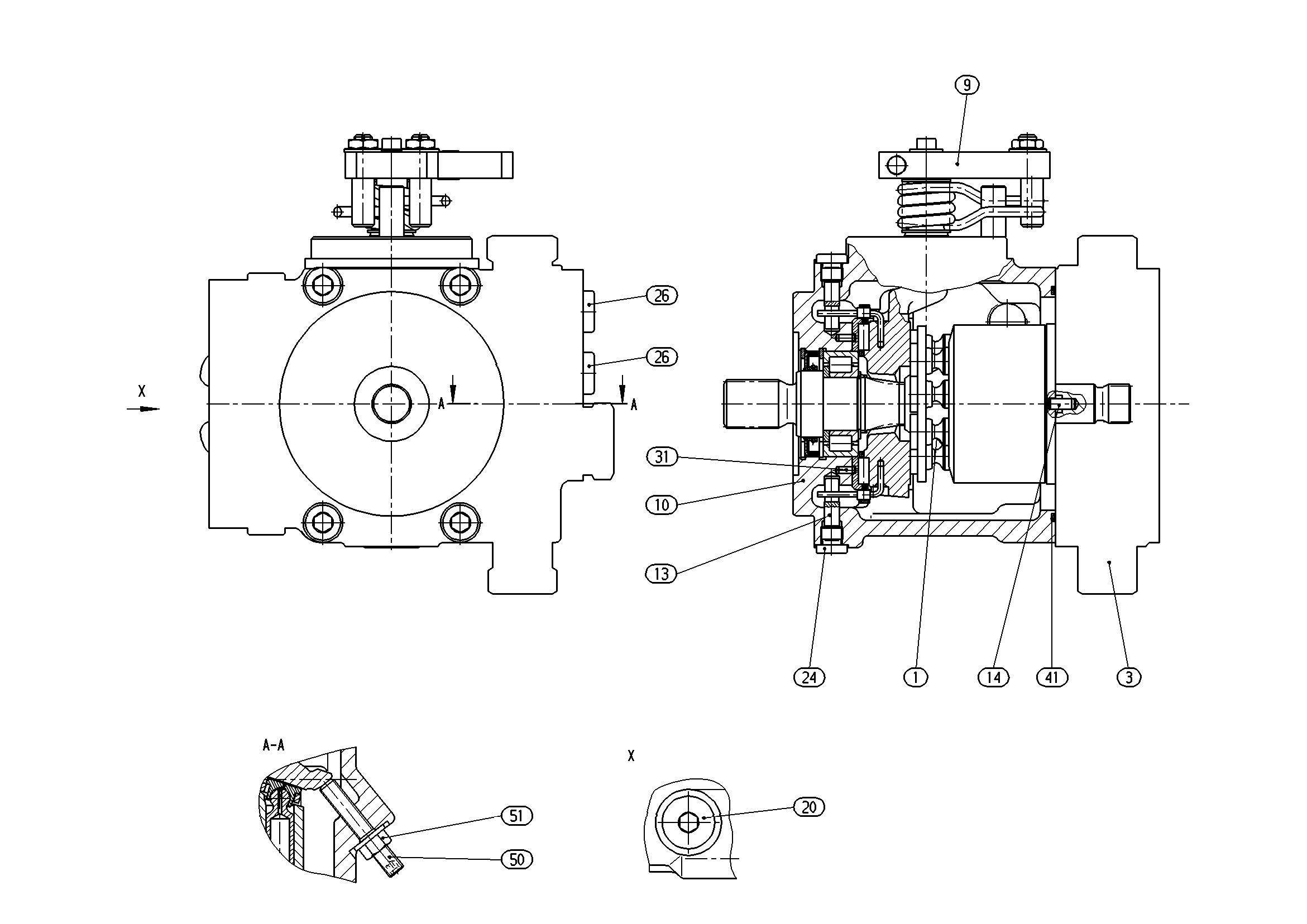 AA10VG18MDN1/10R-NSC66XXXXX-S — Drawing