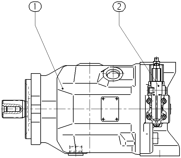 AH A10V O110 DFR1/31R-VSC12N00 -SO974 — Drawing