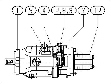 AA10VO100DFR1/31R-PSC12L30-SO526 — Drawing