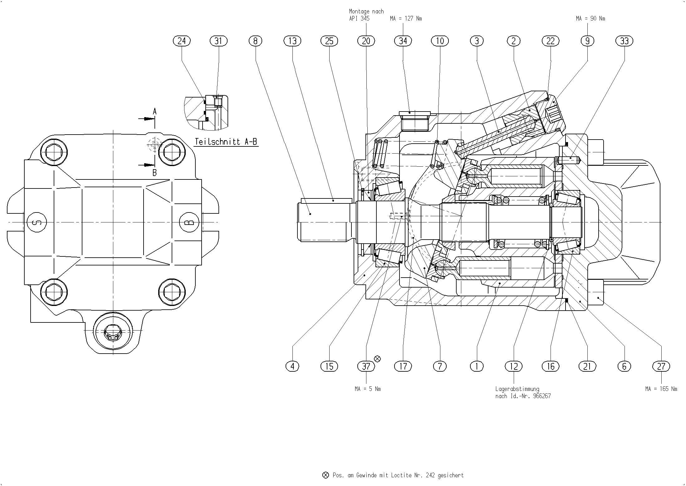 GA10VO60OV/52R-VUC12N00-SO954 — Drawing