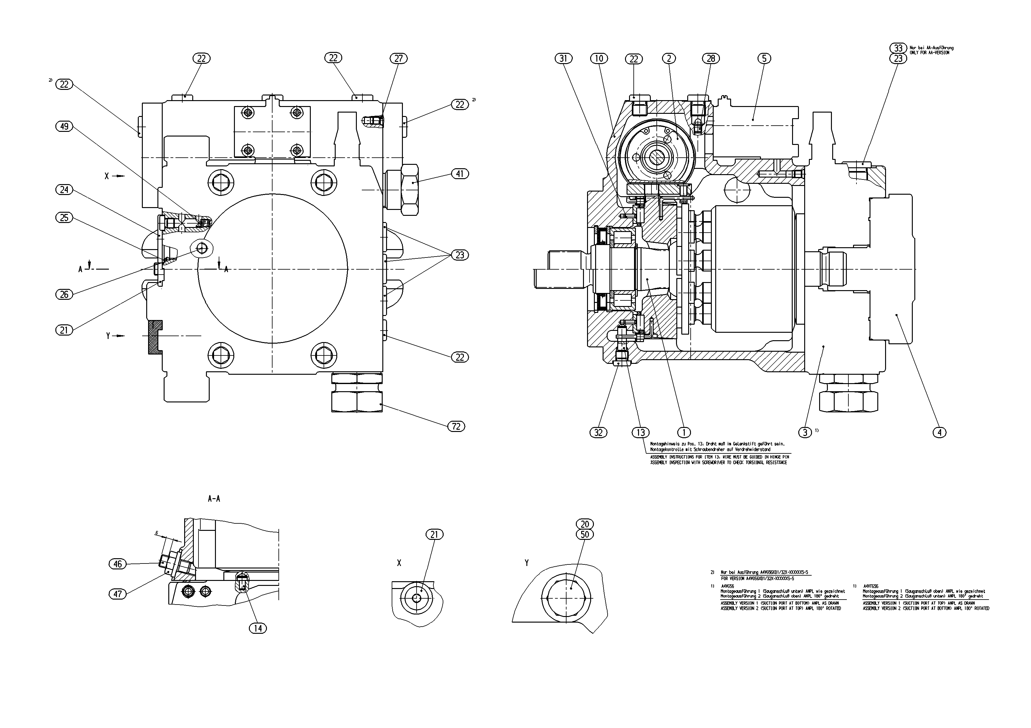 A4VTG56HWDM1/32L-NSC02F003S-S — Drawing