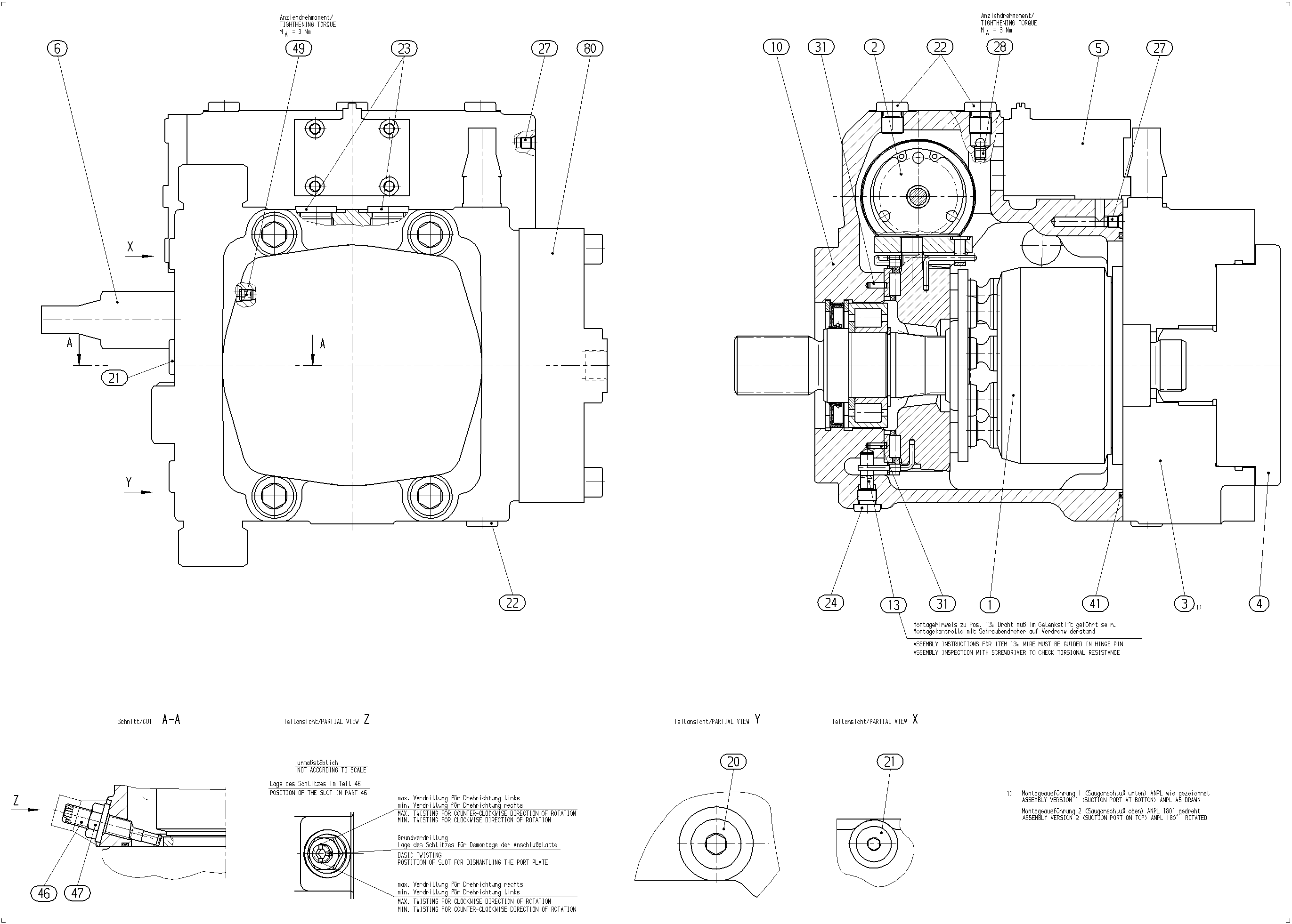A10VG63EP3D2/10R-NSC10F023SP — Drawing