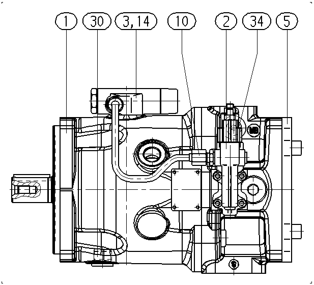 A A10VSO 71LA6D /32R-VPB32U99 — Drawing