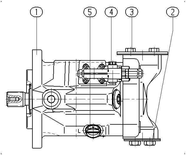 AL A10V O 85 DFR /52L-PUC62N00 E — Drawing