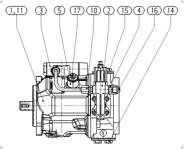 AL A10V O 28 DFLR/31R-VRC12K68 — Drawing