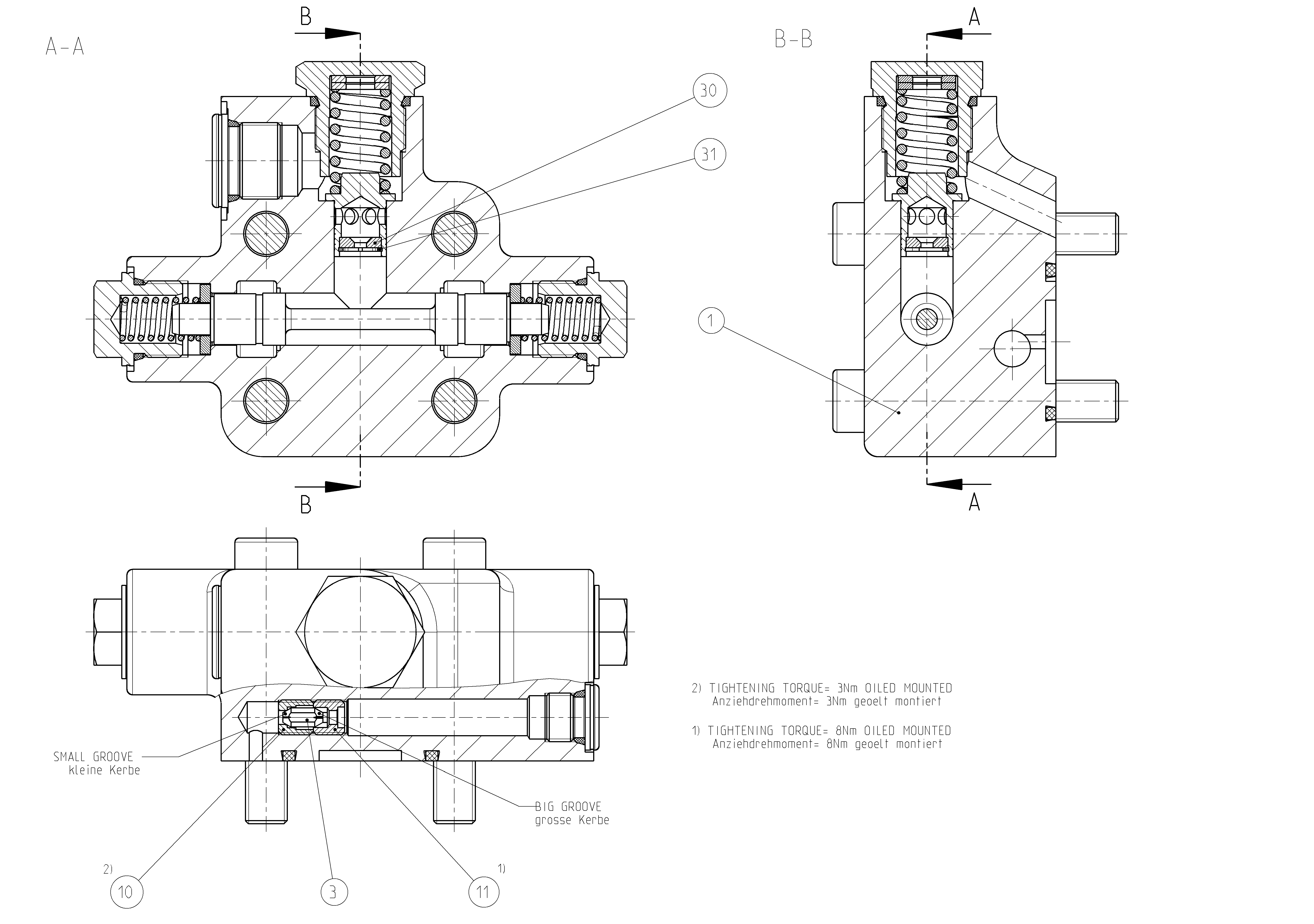 FLUSH/BOOST PRESSURE VALVE — Drawing