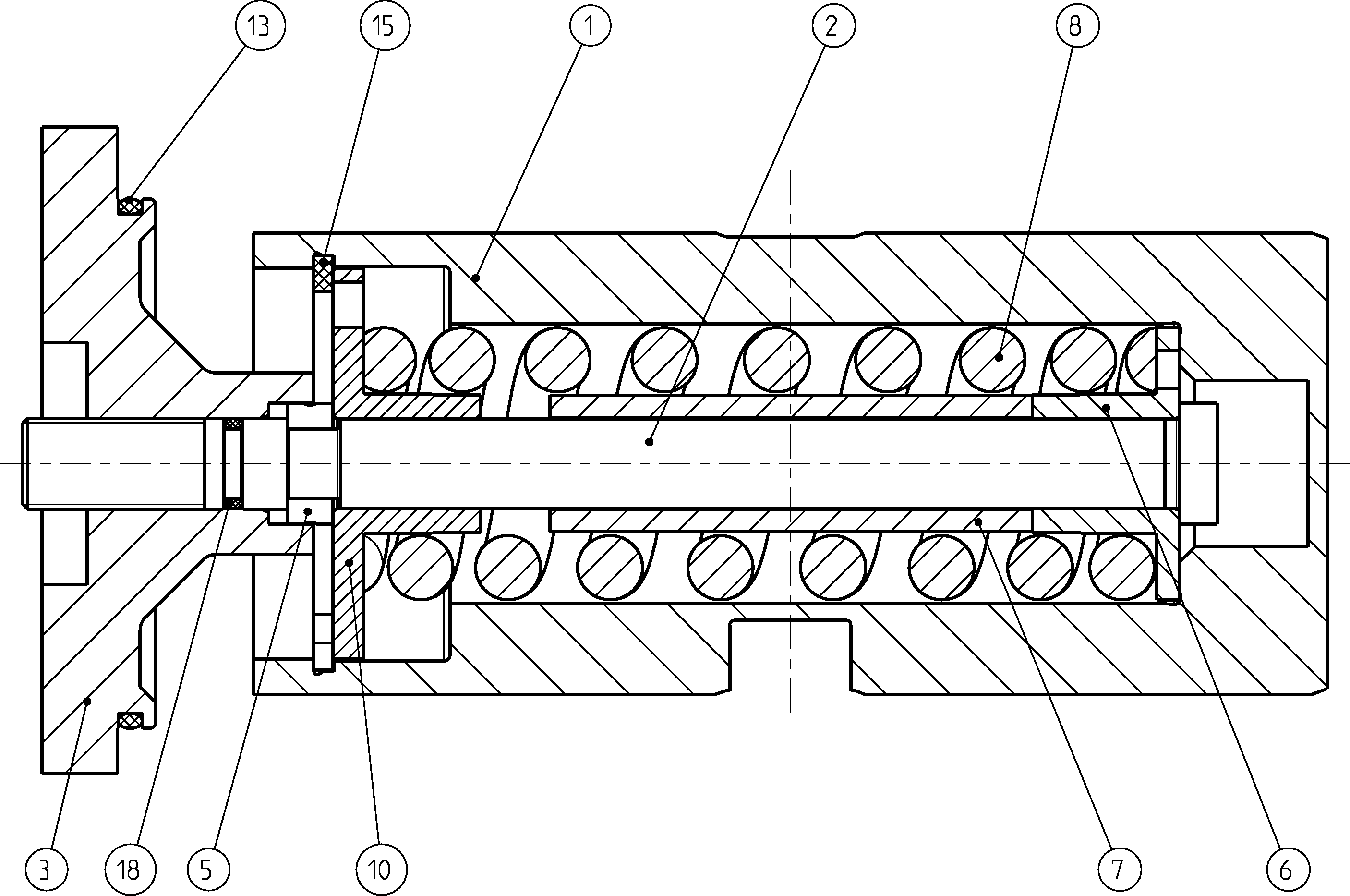 POSITIONING PISTON — Drawing