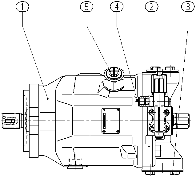 AL A10V O 74 DFR1/31R-VSC12N00 -S1695 — Drawing