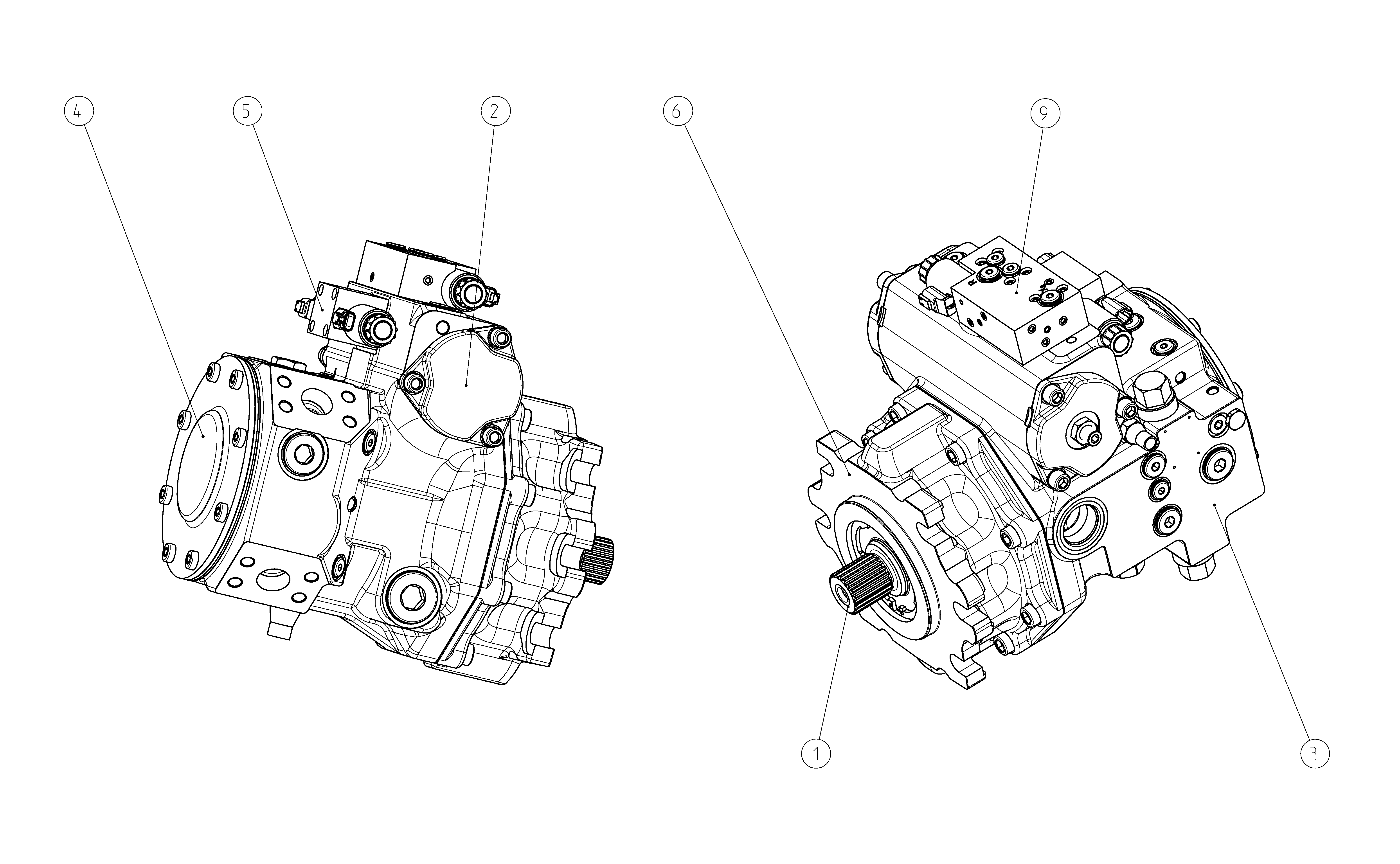 A4VG175EV2DP000/40MRND6A11V0000AS00-0 — Drawing
