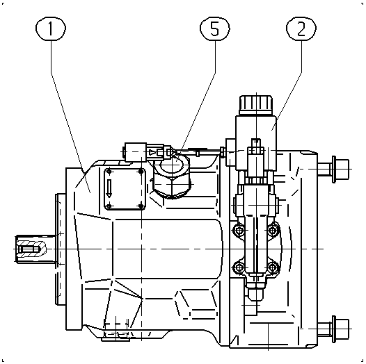A A10V O 45ED 72/31R-PRC12K04H -SO413 — Drawing