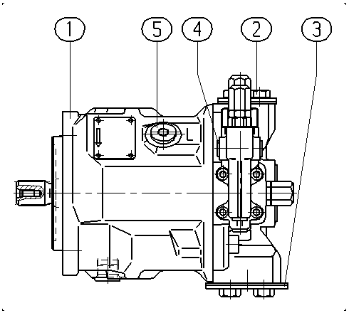 AL A10V O 71 DFR1/31R-PSC92N00 -SO 97 — Drawing