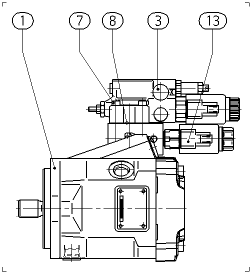 A A10V O 28ED 72/52R-VSC11N00P -S2302 — Drawing