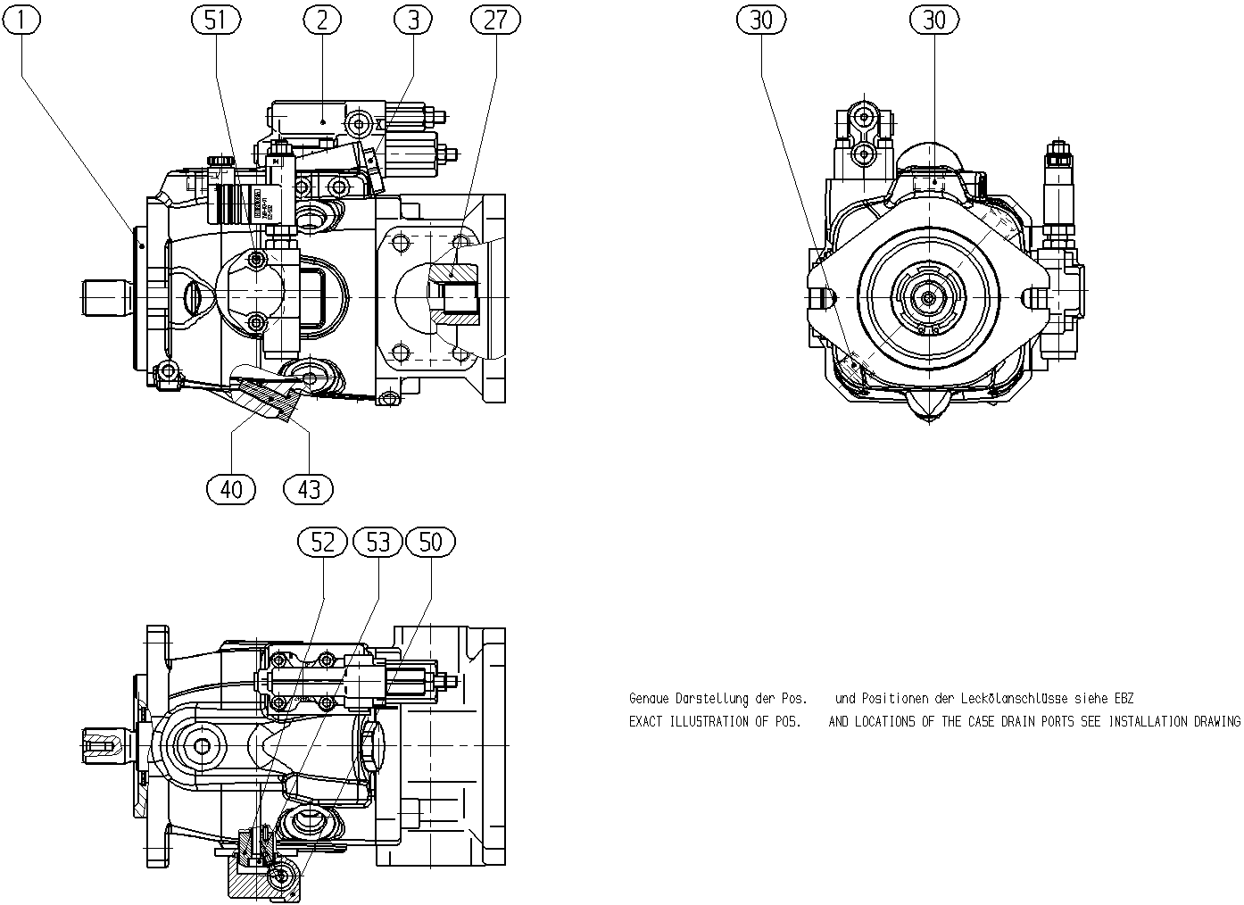 A A10V O 63 DRS/53R-VRD12K68 -SO 23 — Drawing