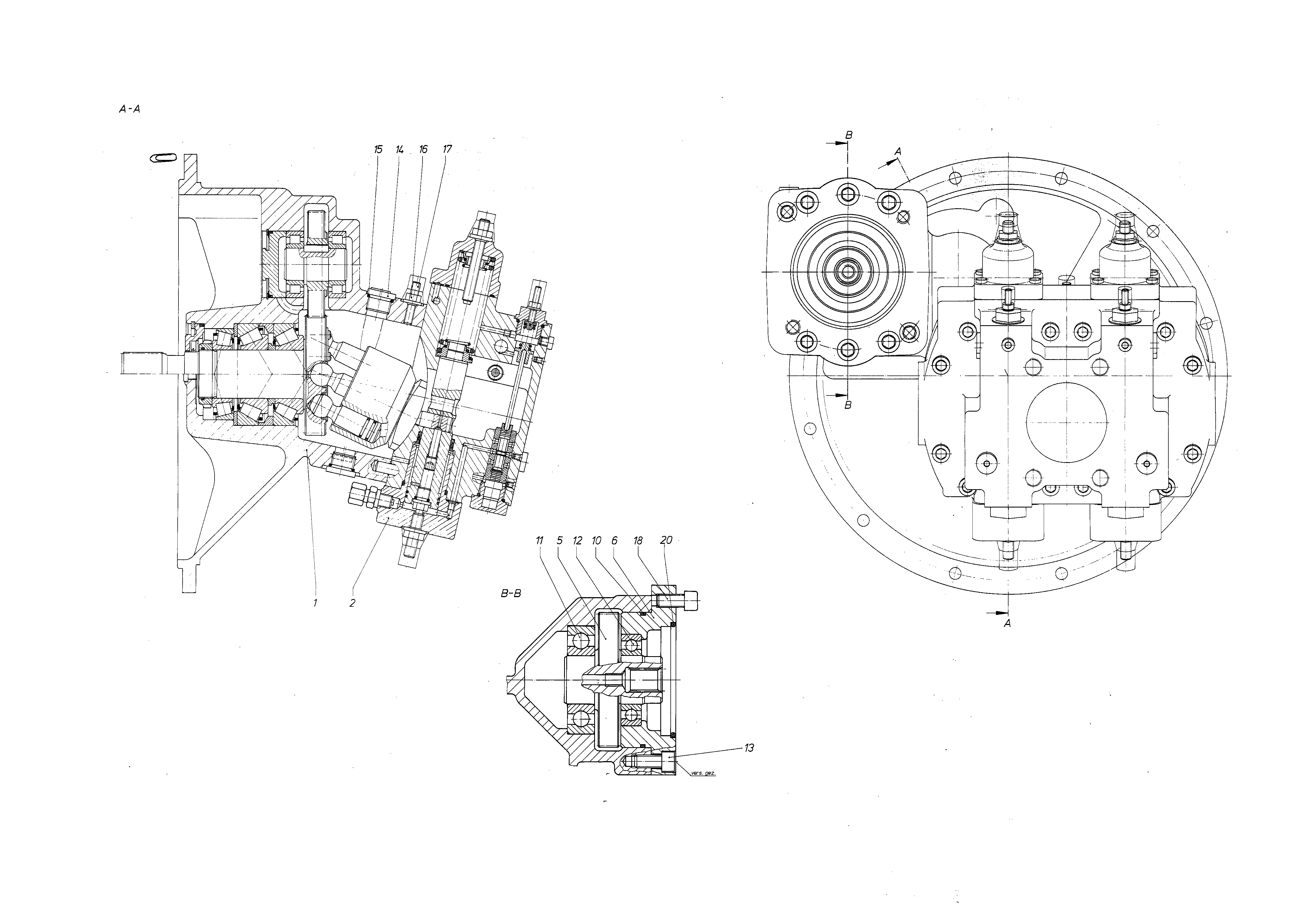 A8VO80DR/61R1+AZPF-11 — Drawing