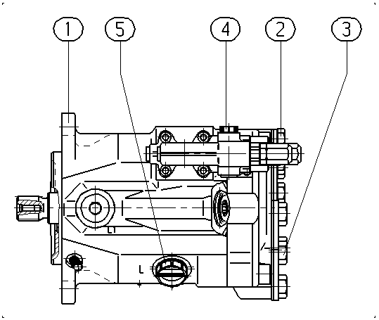 AL A10V O 45 DRG /52R-PUC11N00 -S1427 — Drawing