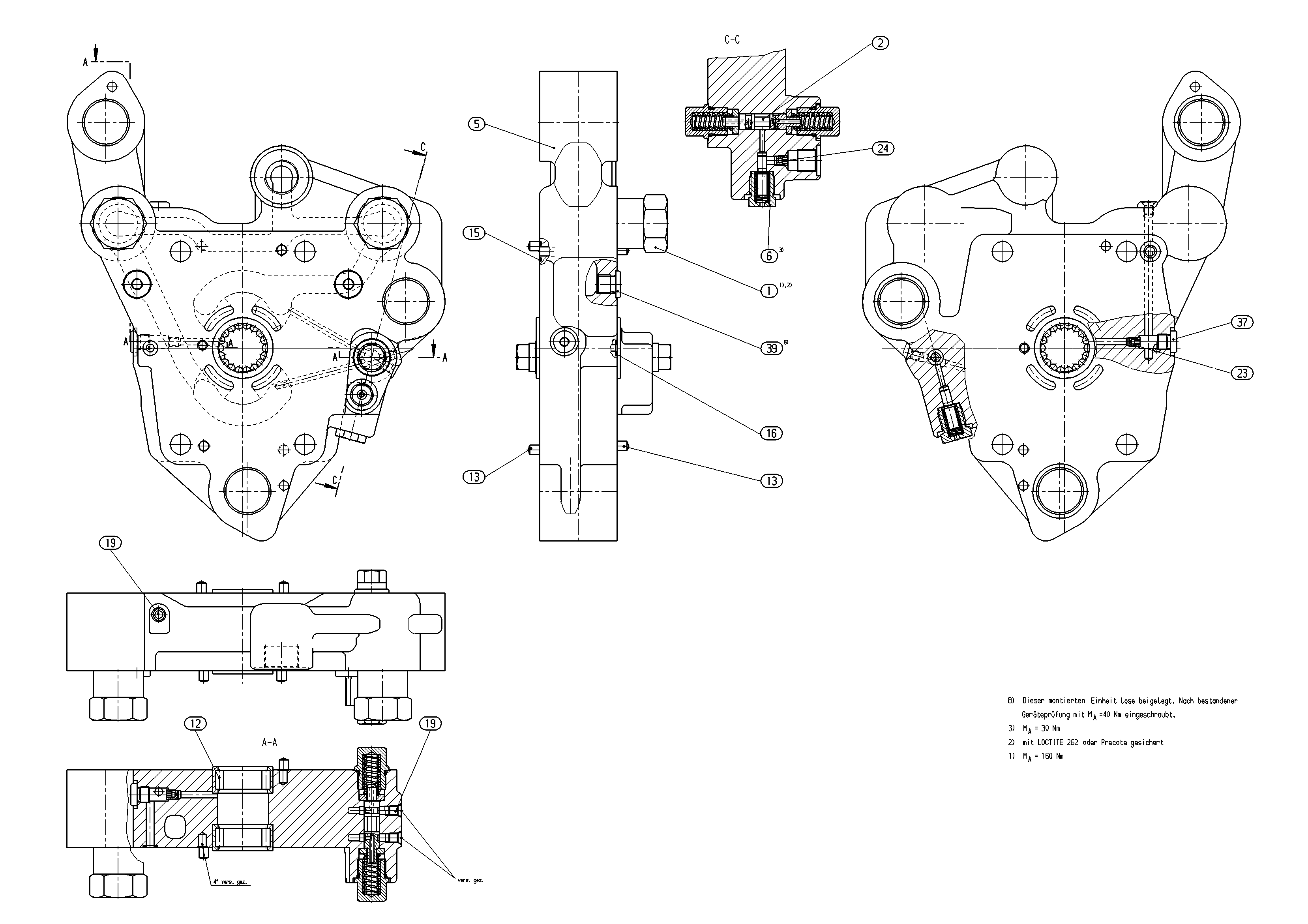 ANPL, A4VG40+A4FM40-MW3-W 23115. — Drawing
