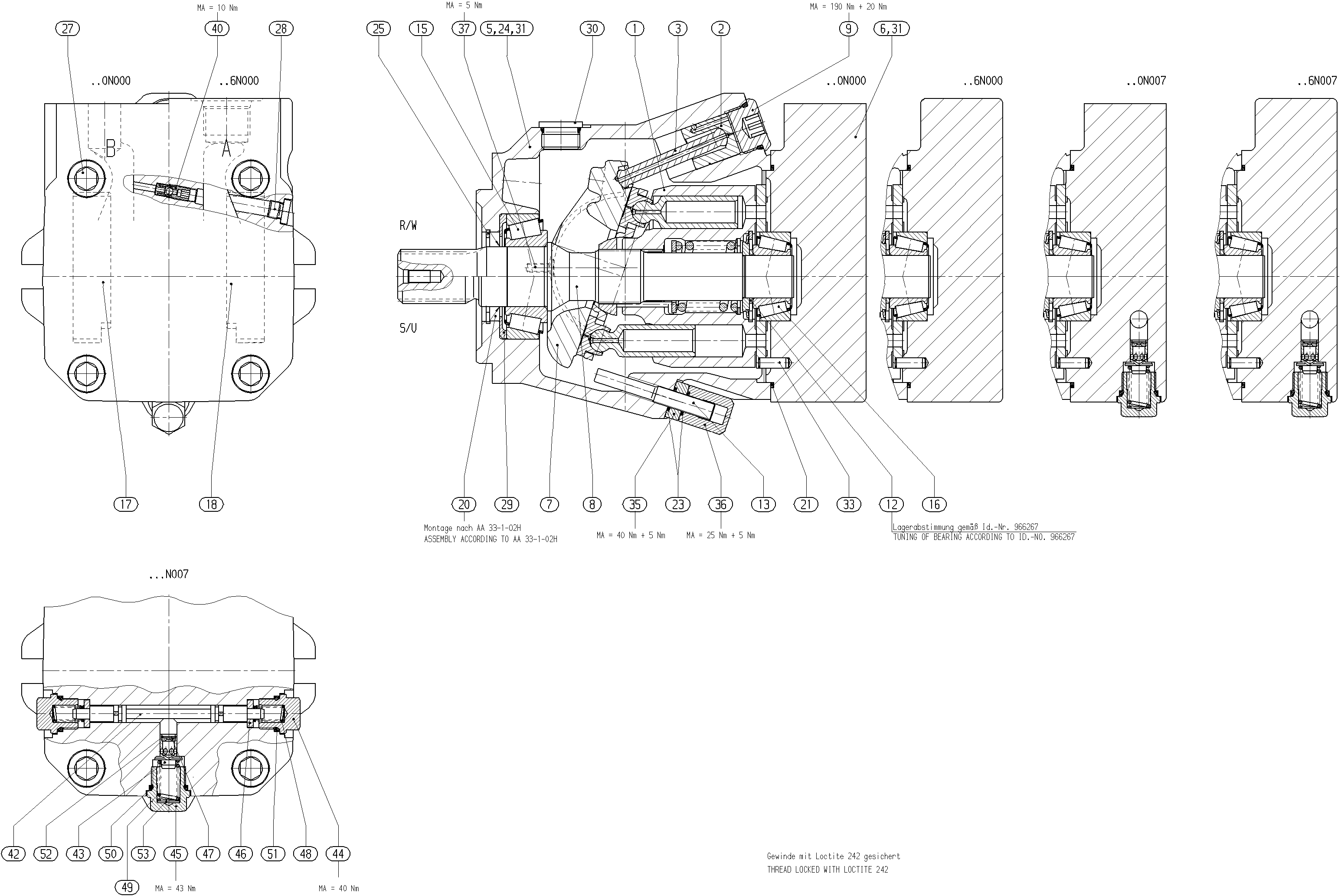 G A10V M 63 OV /52W1-VWC60N007 -SO942 — Drawing
