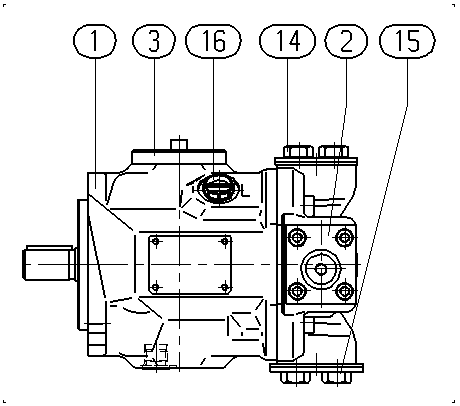 A A10VSO 18 DFEH/31R-PKC62N00 — Drawing
