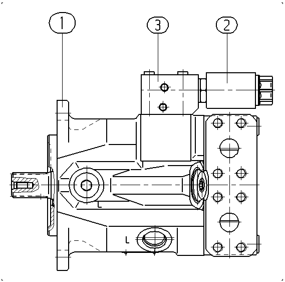 A A10V M 45 EZ2 /52W1-VRC10N000 — Drawing