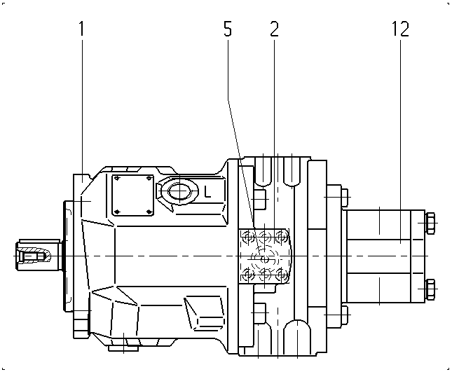 AA10VSO71DG/31L-PPA12G40 — Drawing