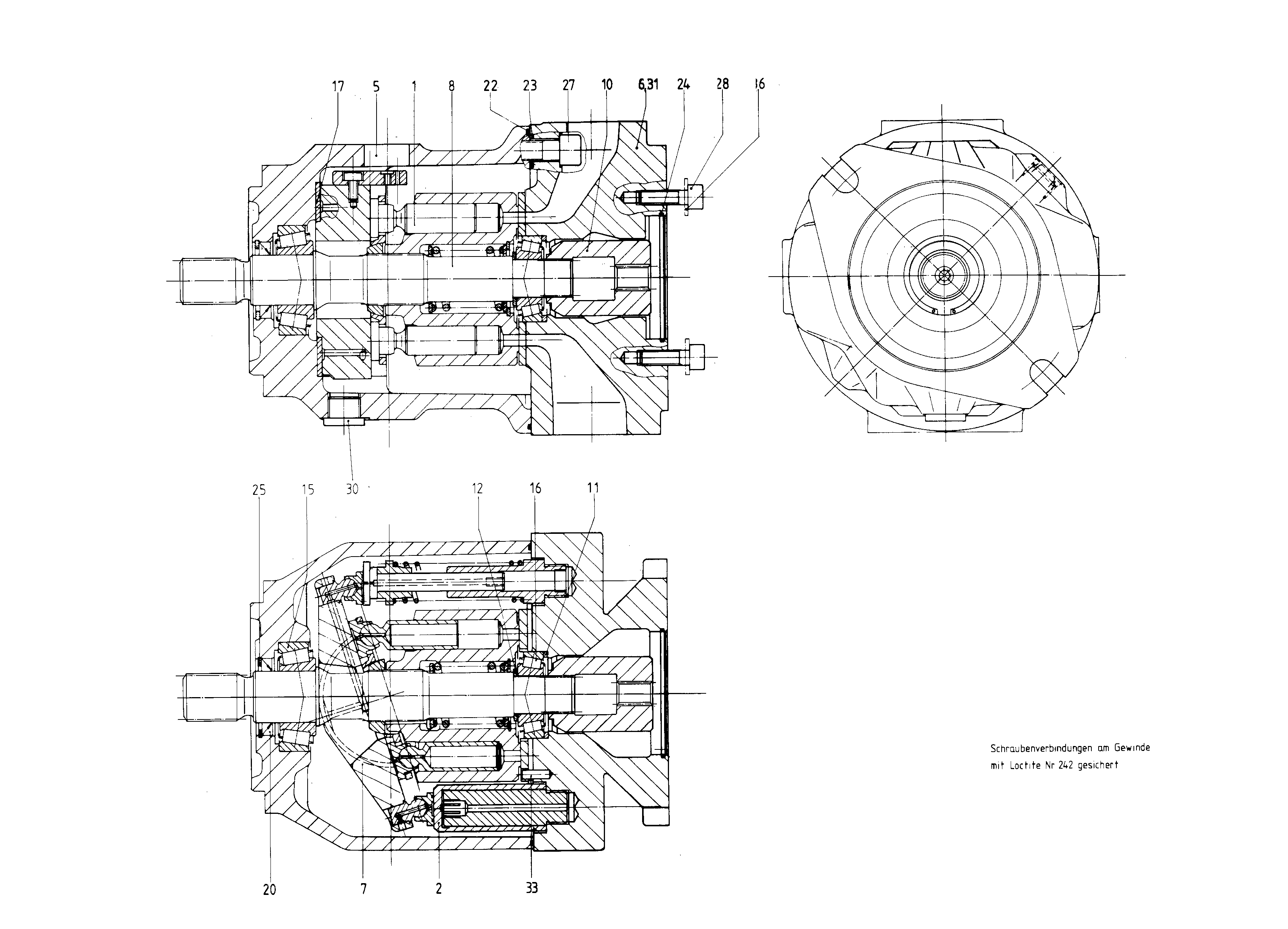 G A10V O 71 OV /31R-PSC62K07 -SO136 — Drawing