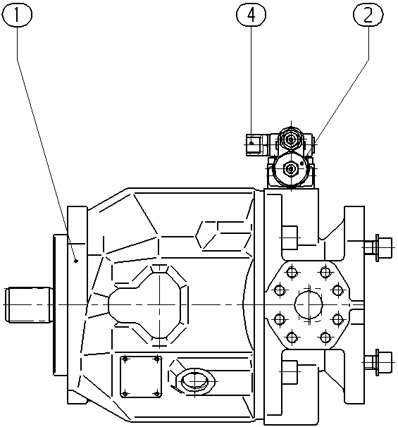 A A10V O 71 DFR1/31L-VSC62K68 -SO225 — Drawing