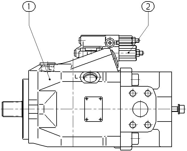A A10V O 85 DFR1/52L-VWQ12K04 -S2269 — Drawing