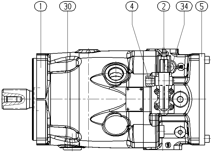 A A10VSO140 DRG /32R-VSB22U99 — Drawing