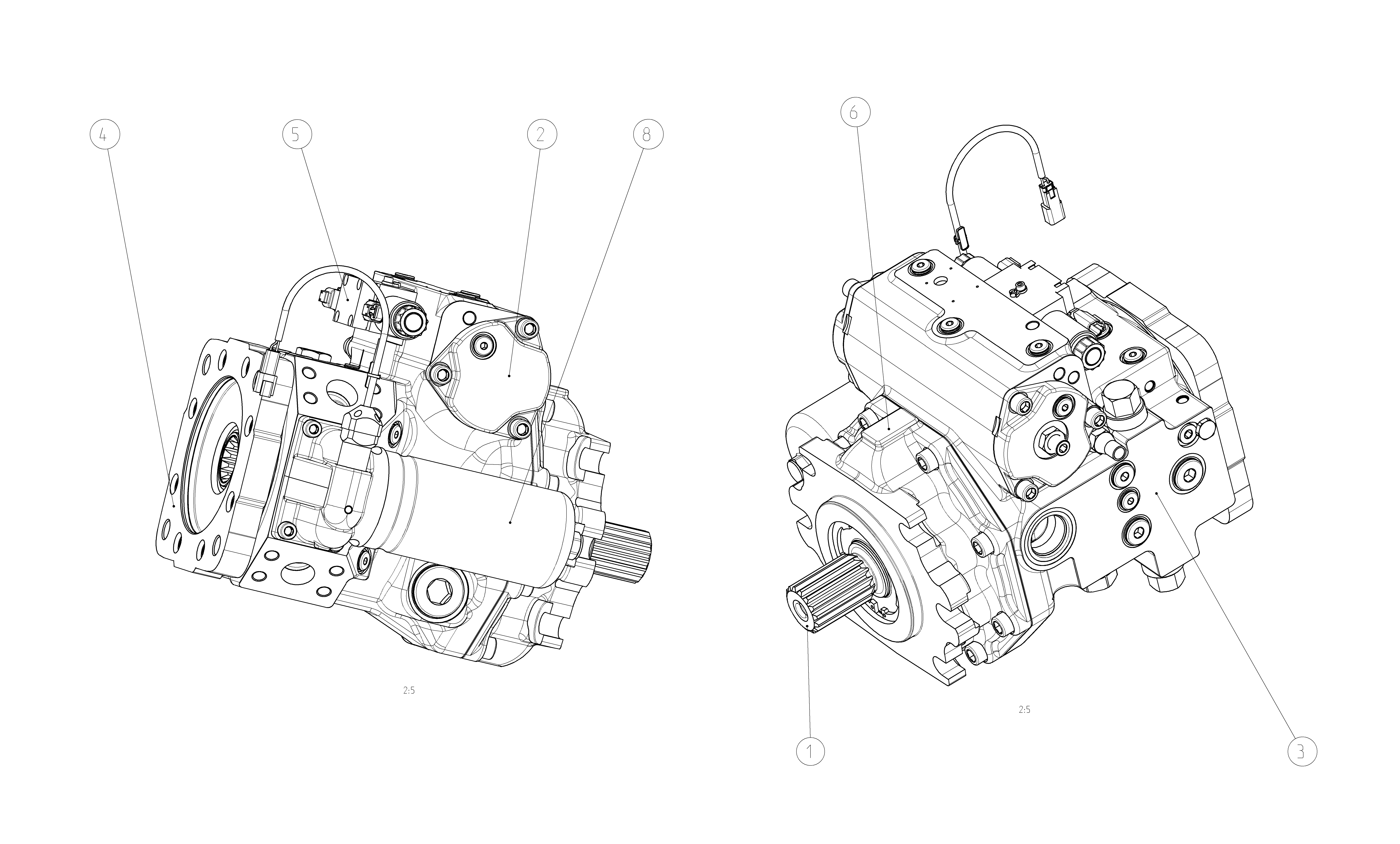 A4VG145EP2DP0T0/40MRND6T21VD4T1AB00-0 — Drawing