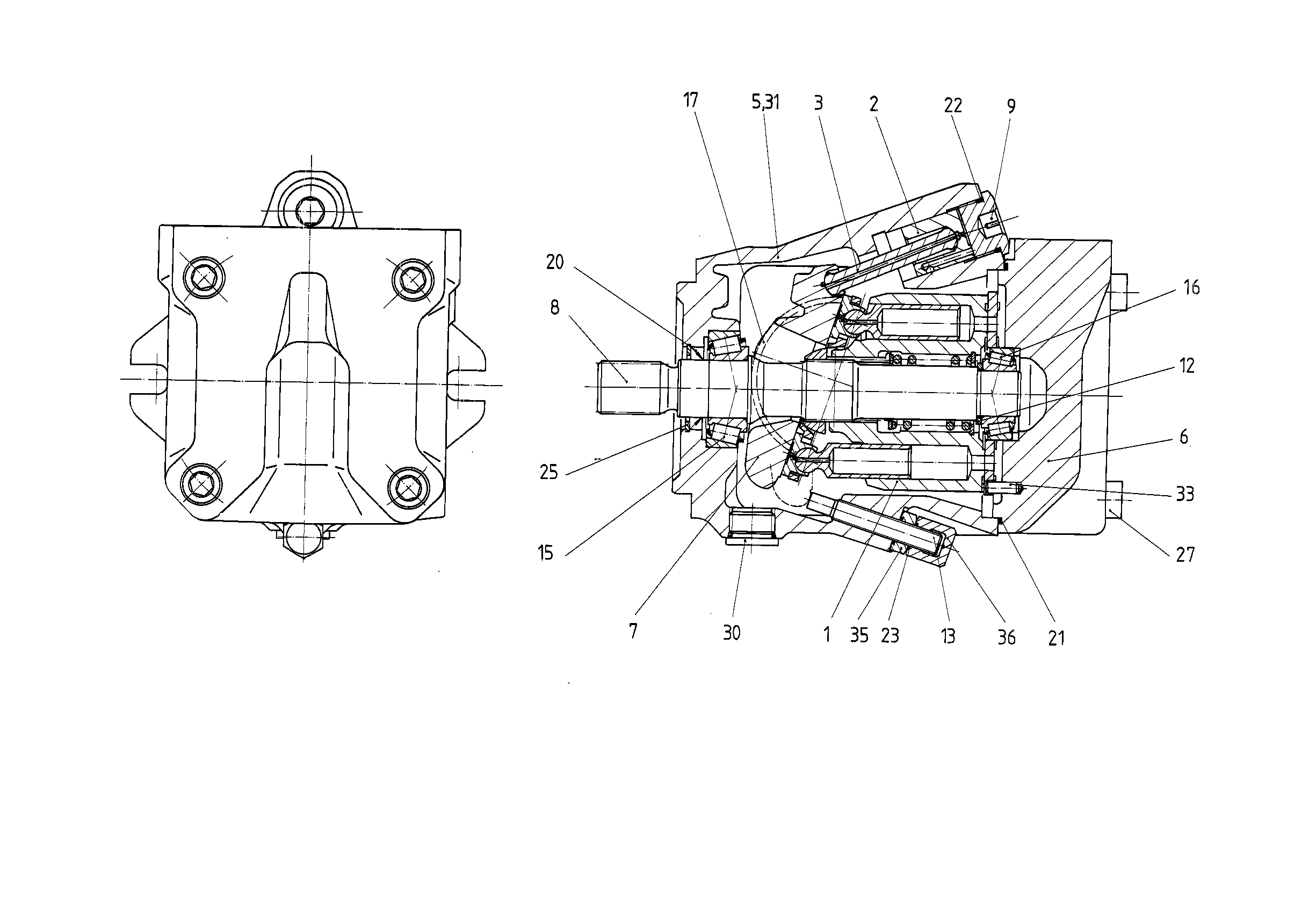 G AA10V M 45 OV /50W1-VUC60N000 -SO687 — Drawing