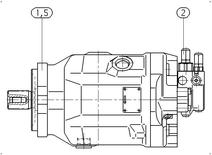 A A10V O 28 DFR /31R-PSC61N00 -SO 52 — Drawing
