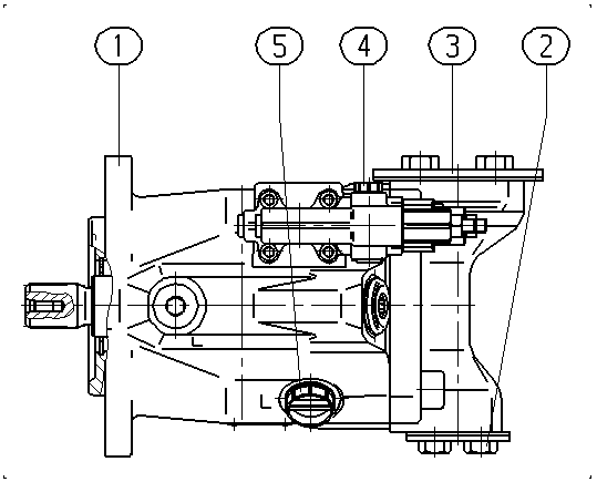 ALA10VO60DFR1/52L-VUC12N00-S1433 — Drawing