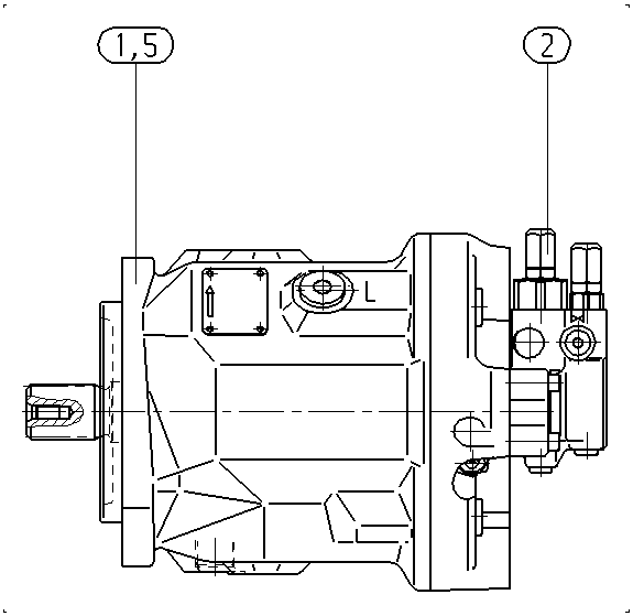 AH A10V O 71 DFR /31L-PSC91N00 -S1227 — Drawing