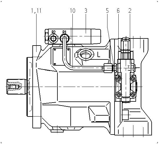 AA10VO71DFSR/31R-PSC62N00-SO591 — Drawing